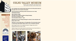 Desktop Screenshot of colnevalleymuseum.org.uk