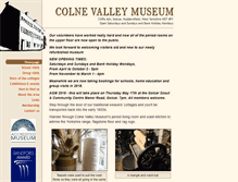 Tablet Screenshot of colnevalleymuseum.org.uk